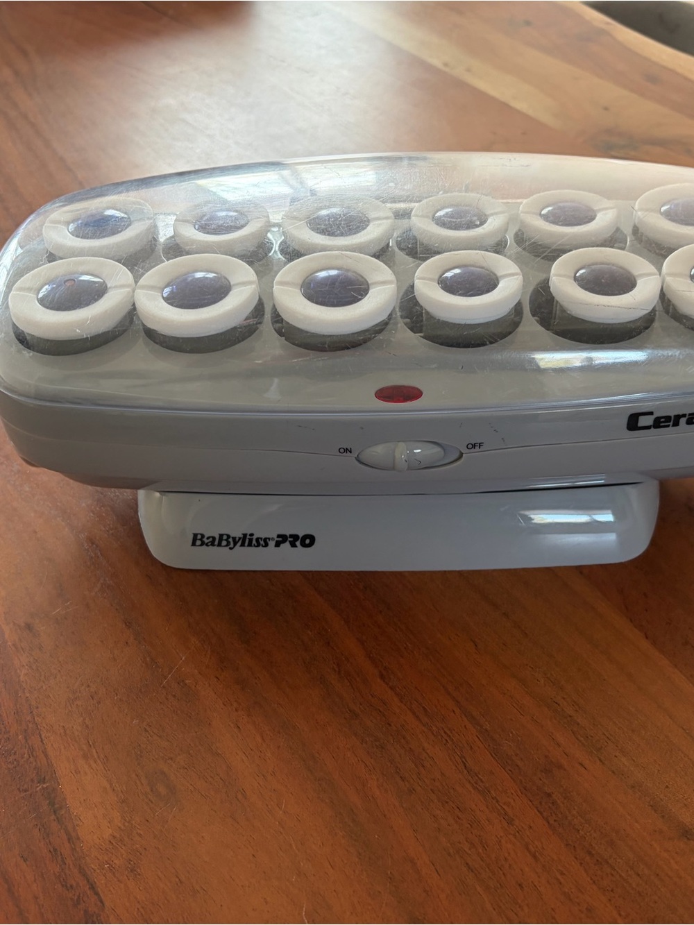 BaByliss Pro Ceramic Hot Rollers - White. Tested and works in box